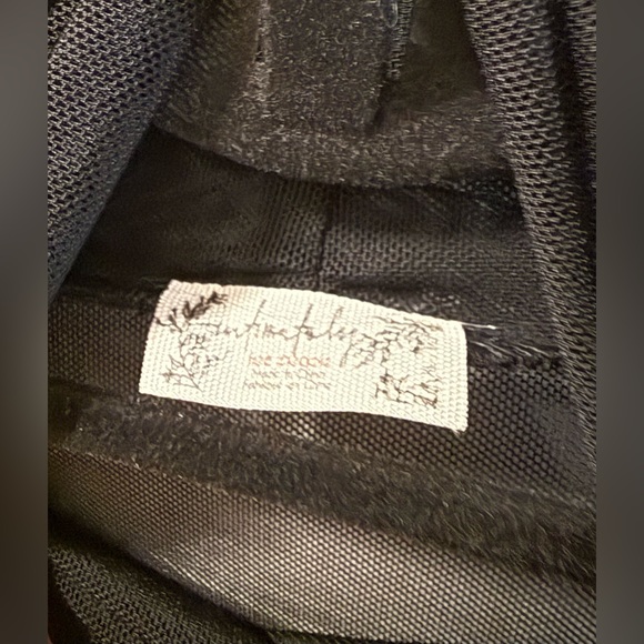 Free People Under It All Black Sheer Long Sleeve Bodysuit XL $58 - Picture 8 of 11